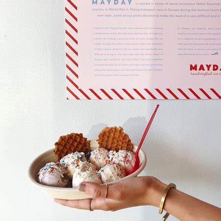 mayday ice cream menu